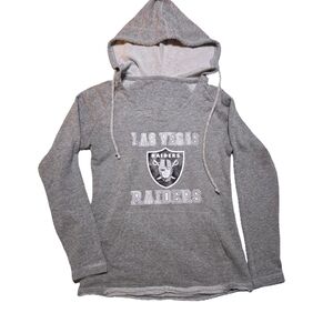 Gray Las Vegas Raiders Pullover Hoodie Sweater